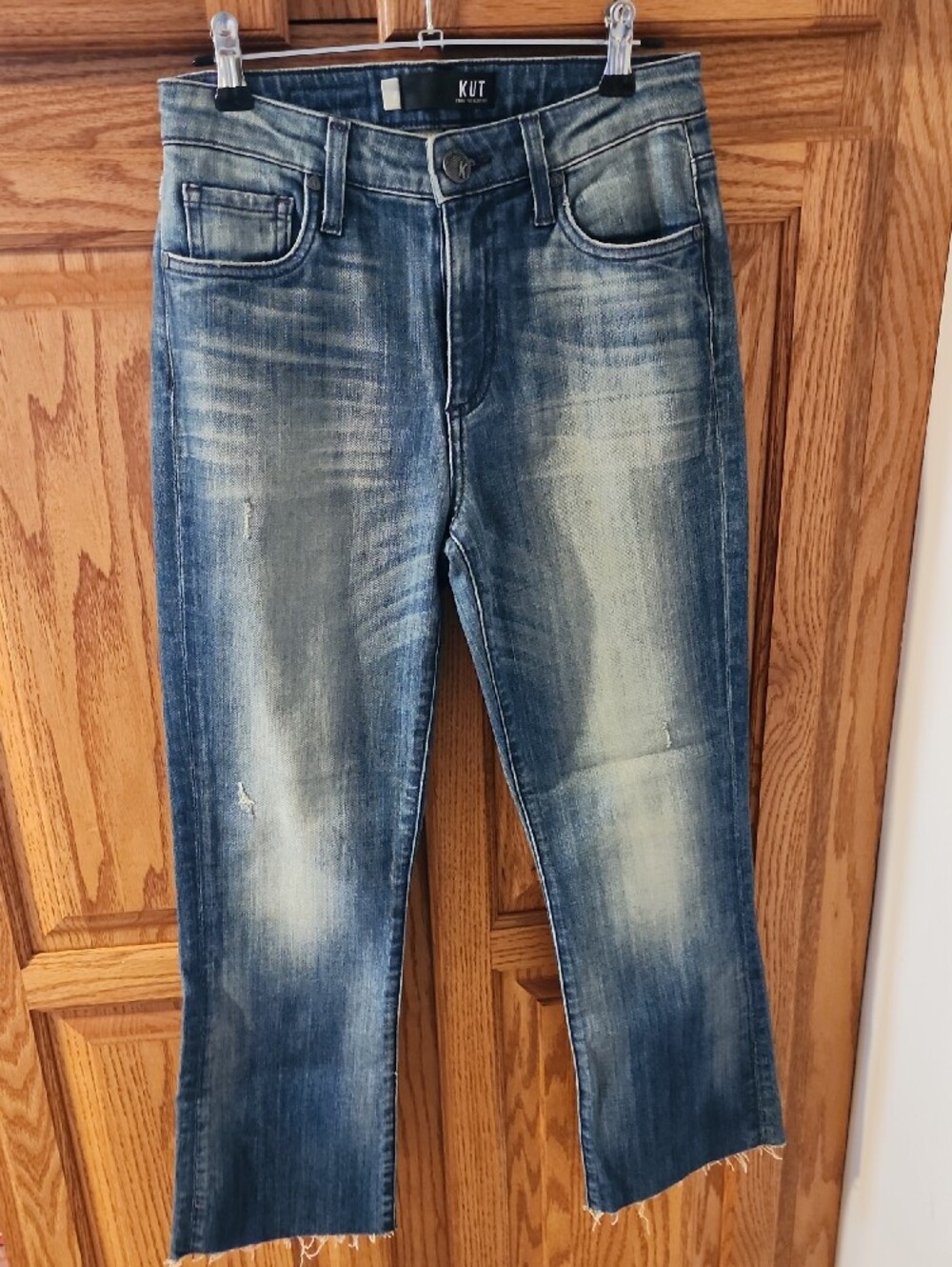 Kut from the Kloth Kelsey Ankle Flare Jeans Sz 0